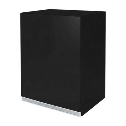 Armário Aéreo Multiuso Lux 40cm 100%mdf 01 Porta Preto - Desk Design