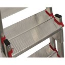 Ver imagem 2 de Escada de Alumínio Bilateral 2 Degraus Duplos Apolo Art Factory