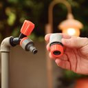 Ver mais imagens de Esguicho Para Engate Rápido Com Jato Regulável + Engate Rápido 1/2" + Bico Torneira Engate Rápido