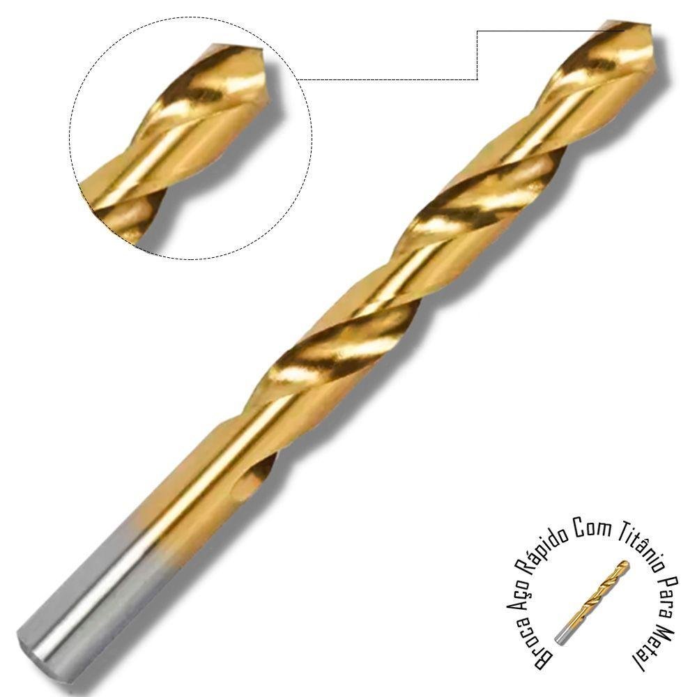 Brocas Metal Autocentrante Aço Rápido Med. 7,2 X 109mm - 4