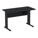 Ver imagem 3 de Mesa Escritório 1,50x0,60m 15mm - s/Gavetas - Preto / Preto - Job - 23333