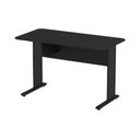 Ver imagem 1 de Mesa Escritório 1,50x0,60m 15mm - s/Gavetas - Preto / Preto - Job - 23333