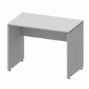 Ver imagem 2 de Mesa Escrivaninha Retangular X com Passa Cabos e Pés Painel para Escritório 100cm Corporate Cinza