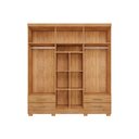 Ver imagem 3 de Guarda Roupa Santiago Ii Roupeiro 6 Portas 4 Gavetas Cedro