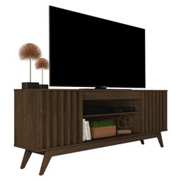 Rack Para TV até 60 Polegadas Retrô Ripado Malibu Wood  - 2