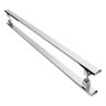 Puxador Inox para Porta Pivotante Madeira Vidro 80 Cm - 2