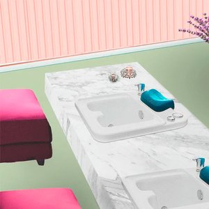 Spa de Pés Toscana sem Caixa - 0,60 X 0,60 X 0,45cm Hidro Mundi Spa de Pés 127v