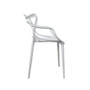 Ver imagem 4 de Kit 2 Cadeiras Polipropileno Alegra Espresso Móveis