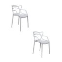 Ver imagem 1 de Kit 2 Cadeiras Polipropileno Alegra Espresso Móveis