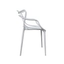 Ver imagem 5 de Kit 4 Cadeiras Polipropileno Alegra Espresso Móveis