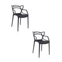 Ver imagem 1 de Kit 2 Cadeiras Polipropileno Alegra Espresso Móveis