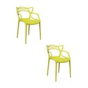 Ver imagem 1 de Kit 2 Cadeiras Polipropileno Alegra Espresso Móveis