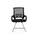 Ver imagem 4 de Cadeira Secretária Office Base Fixa - Preto