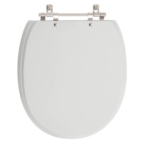 Assento Sanitário de Ville Cinza Real para Vaso Deca
