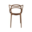 Ver imagem 2 de Kit 2 Cadeiras Polipropileno Alegra Espresso Móveis