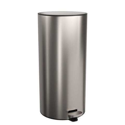Lixeira Redonda com Pedal 30l Inox Deca Deca Metais