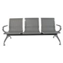 Ver imagem 2 de Cadeira Para Escritório Longarina 3 Lugares Aço Inox Dubai