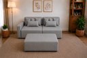 Ver imagem 4 de Sofá Palazzo Living Linho Cinza Premium Chaise Integrado 2,30m - Braço Direito ou Esquerdo