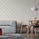 Ver imagem 2 de Papel de Parede Geométrico Riscado e Fundo Claro-3,30x0,50m