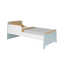 Ver imagem 5 de Cama Infantil com Protecao Lateral Lorenza Branco/Verde Bellagio