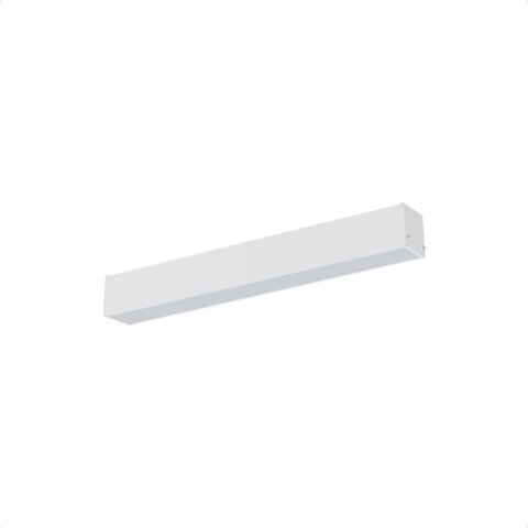 Luminária Sobrepor Taschibra Vetor Led 17w 56cm Bivolt Branca 4000k Luz Neutra