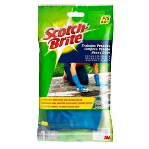 Luvas Scotch Brite Limpeza Pesada Pequena - Hb004071484 - 3m Luvas Scotch Brite Limp.pesada Pequena