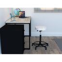 Ver imagem 2 de Cadeira Escritório Caixa Operadora Sem Encosto Metal