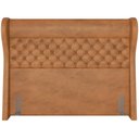Ver imagem 3 de Cabeceira Cama Box Casal 140 Cm P05 Madrid Couríssimo Whisky - Lyam Decor