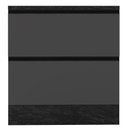 Ver imagem 2 de Balcão com Tampo 80cm com 1 Porta e 1 Gaveta Etna Cor Grafite Poliman Móveis