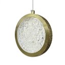 Ver imagem 5 de Luminaria Teto Pendente Dourado Cristal Orion Led Integrado