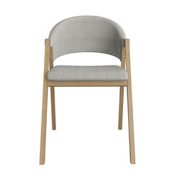 Kit 4 Cadeiras Mesa Jantar Suellen Versátil Reforçada Linho Cor:cinza Claro - 5