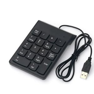Com Fio Usb Teclado Numérico Slim Mini Número Pad Digital