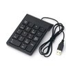 Com Fio Usb Teclado Numérico Slim Mini Número Pad Digital - 1