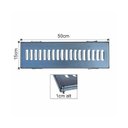 Ver imagem 5 de Ralo Grelha Linear com Caixilho em Aço Galvanizado 15x50cm