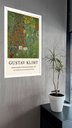 Ver imagem 2 de Quadro Decorativo Gustav Klimt Flores - 70x50cm:moldura Preta