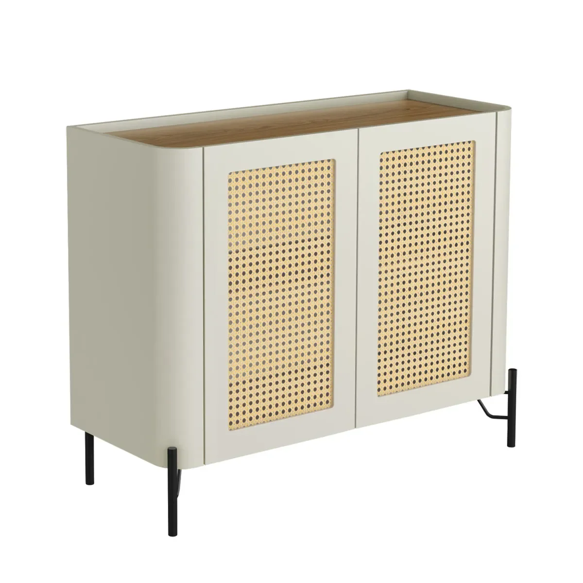 Ver imagem 2 de Buffet MDF com Palha Natural L98,5 X A81,5cm
