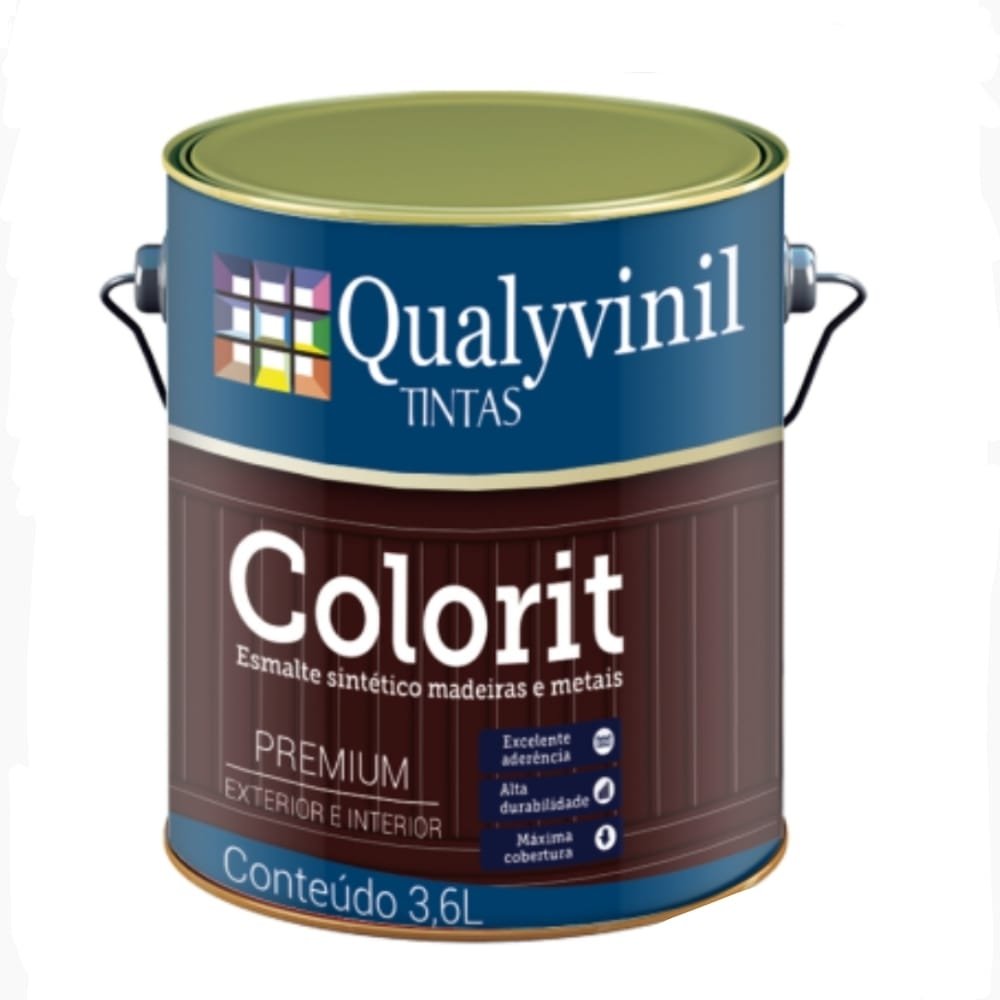 Tinta Sintético para Madeiras com Fundo Fosco de 3.6l Qualyvinil