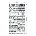 Ver imagem 3 de Adesivo de Parede Decorativo Frase Motivacional Seja Feliz