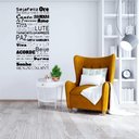 Ver imagem 2 de Adesivo de Parede Decorativo Frase Motivacional Seja Feliz