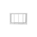 Ver imagem 1 de Janela de Alumínio 60x60cm com Grade e Vidro Mini Boreal Soft Mgm