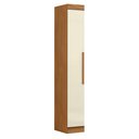 Ver imagem 1 de Armário Multiuso para Lavanderia Madrid 1 Porta 4 Prateleiras MDP Madeirado-Off White Maxel Móveis