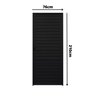 Porta de Alumínio Palheta 210x76cm Fortline Atlântica - 2