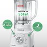 Liquidificador Turbo Power 550w 127v L-99 Wg Mondial - 3