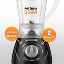 Ver imagem 3 de Liquidificador Easy Power 550w 127v L-550-b Mondial