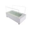 Lareira Ecológica 60 Cm Branca Inox - 4