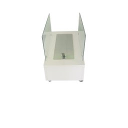 Lareira Ecológica 60 Cm Branca Inox - 2