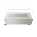 Ver imagem 3 de Lareira Ecológica 60 Cm Branca Inox
