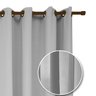 Cortina Para Sala Quarto Roma 300x220 Admirare Cor Cinza - 1