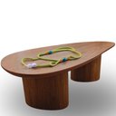 Ver imagem 3 de Mesa Bean de Centro Sala Organica Duo 120x80cm