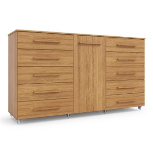 Cômoda 1 Porta 10 Gavetas com Rodízio Imperial